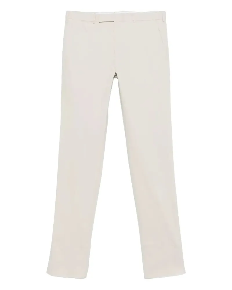 Ermenegildo Zegna Klassische Chino - Weiß Weiß