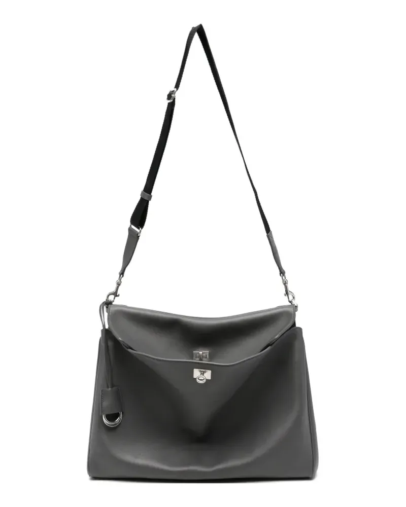 Balenciaga Mittelgroße Rodeo Kuriertasche - Grau Grau