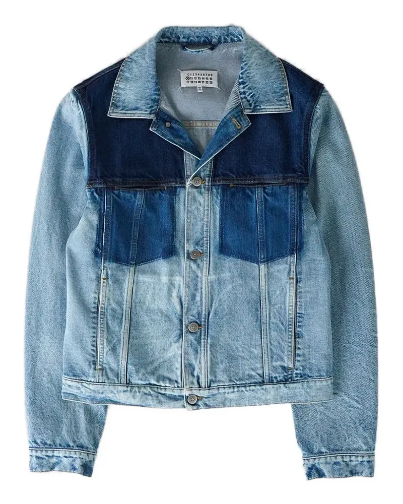 Maison Margiela Patchwork Jeansjacke - Blau Blau