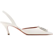 Camelia Slingback-Pumps 60mm - Weiß