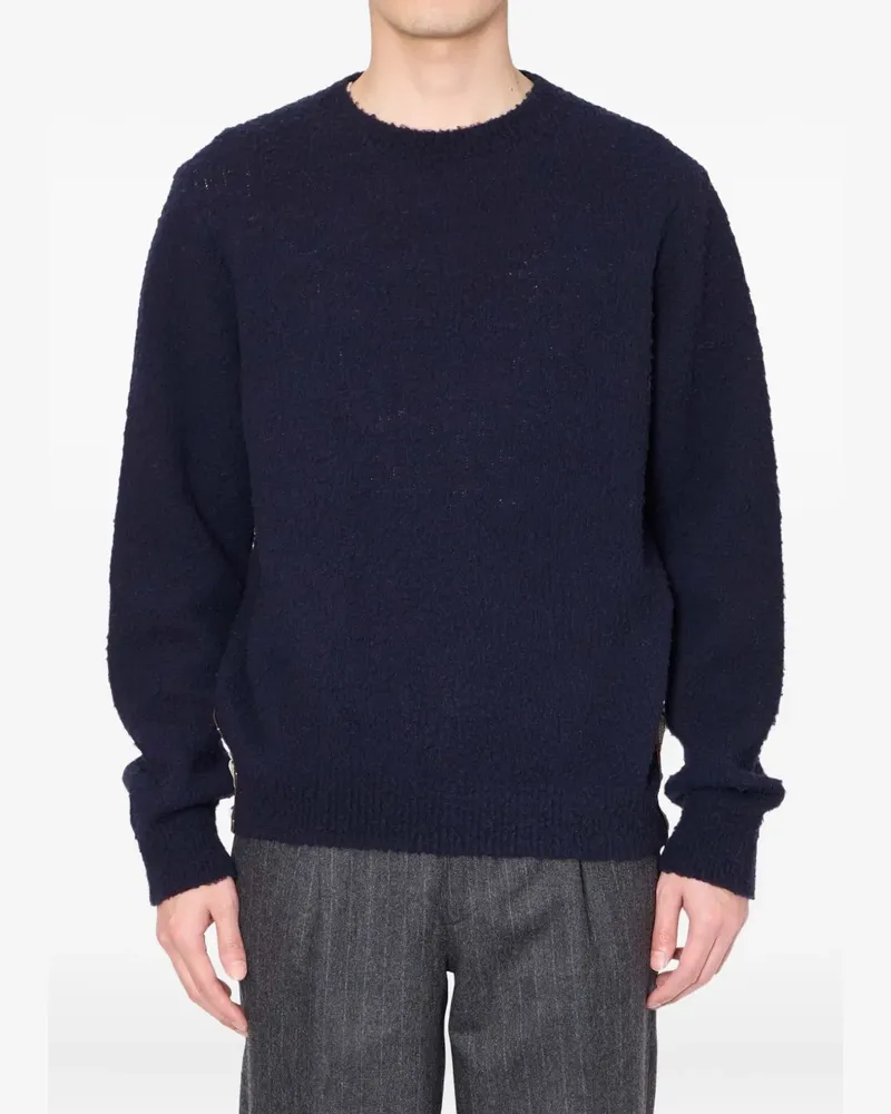 kolor Klassischer Pullover - Blau Blau