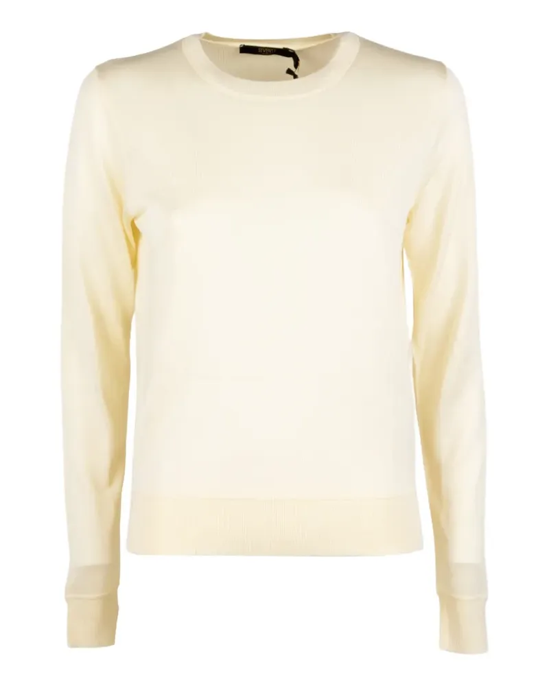 Seventy ribbed-trim sweatshirt - Nude Nude