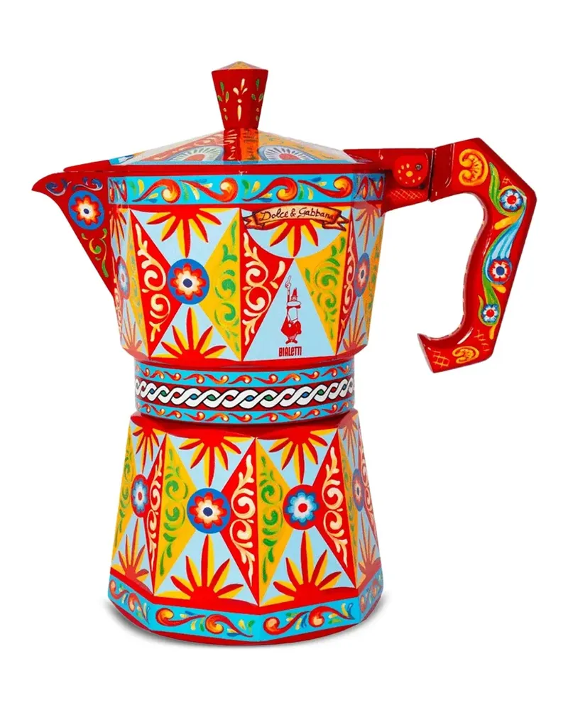 Dolce & Gabbana Casa x Bialetti Moka Sicilian Expresso-Kanne (50 Tassen) - Orange Orange