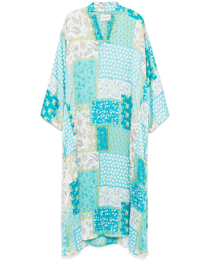 Bambah Josephine Kaftankleid - Blau Blau