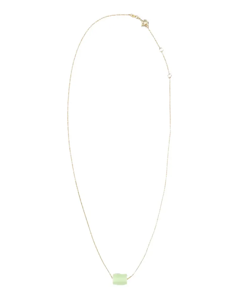 Aliita Deco Cilindro Chrysoprase Zylinderhalskette - Gold Gold