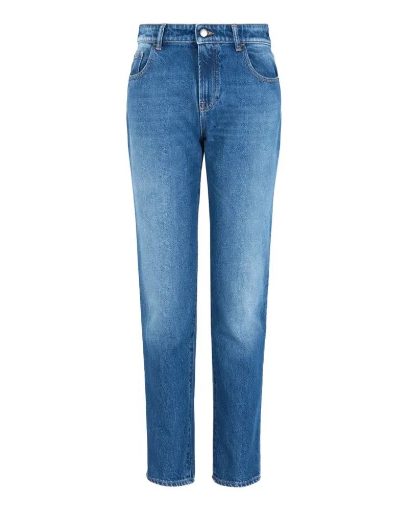 Emporio Armani J36 Jeans mit Gürtelschlaufen - Blau Blau