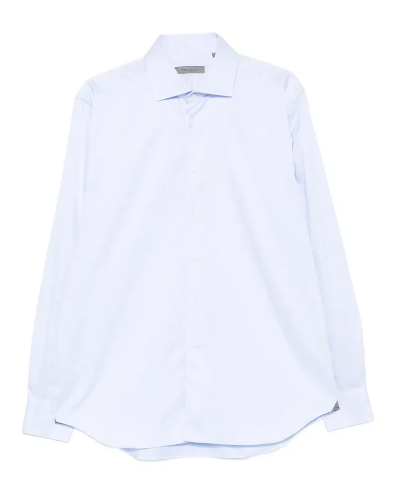 Corneliani Hemd mit Eton-Kragen - Blau Blau