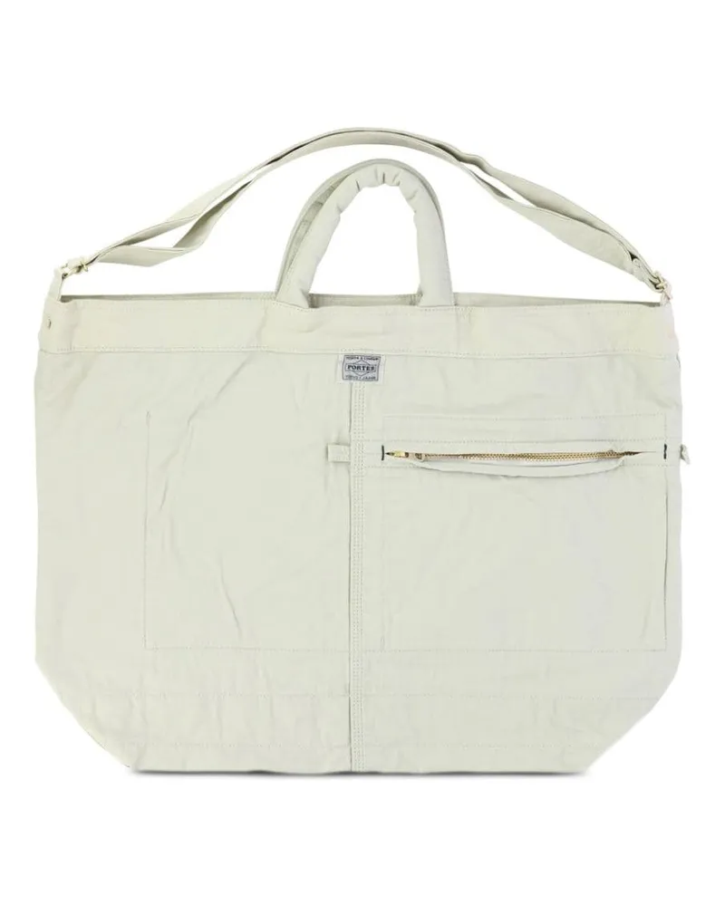 PORTER-YOSHIDA & CO Große Mile 2Way Handtasche - Nude Nude