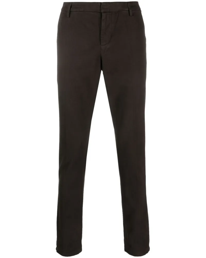 Dondup Chino mit geradem Bein - Braun Braun