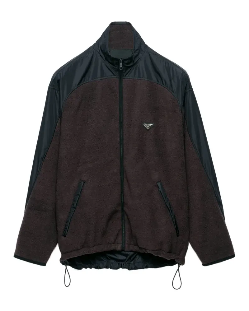 Prada Jacke mit Triangel-Logo - Braun Braun