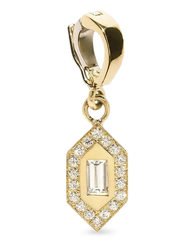 AZLEE Kleiner Diamant-Anhänger - Gold Gold