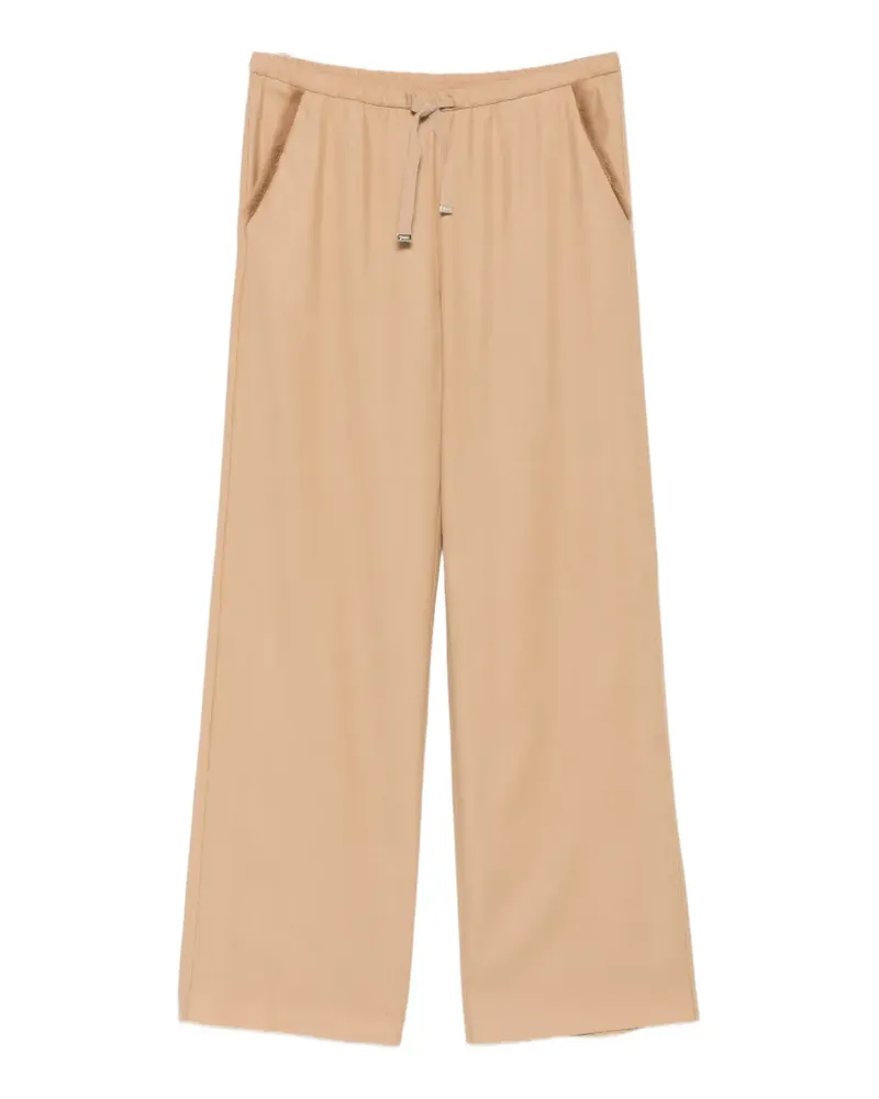 Herno drawstring wide-leg trousers - Nude Nude