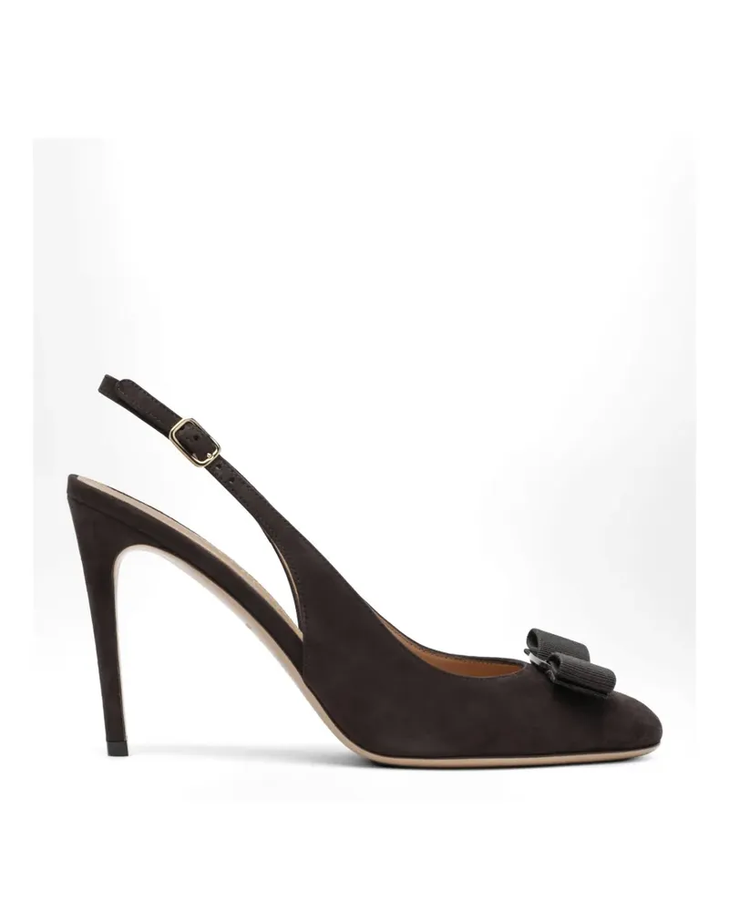 Ferragamo Vara bow slingback pumps - Braun Braun