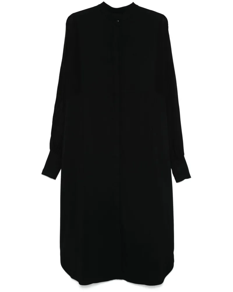 THOM KROM W D 30 Midikleid - Schwarz Schwarz
