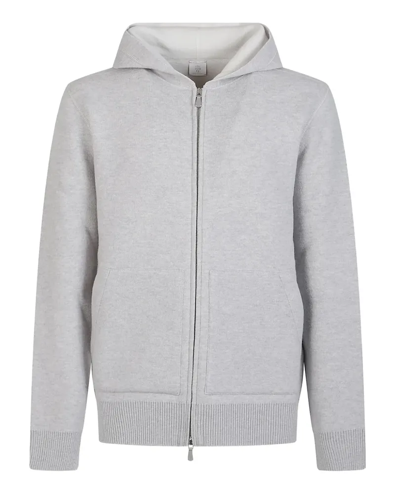 Eleventy zip-up hoodie - Grau Grau