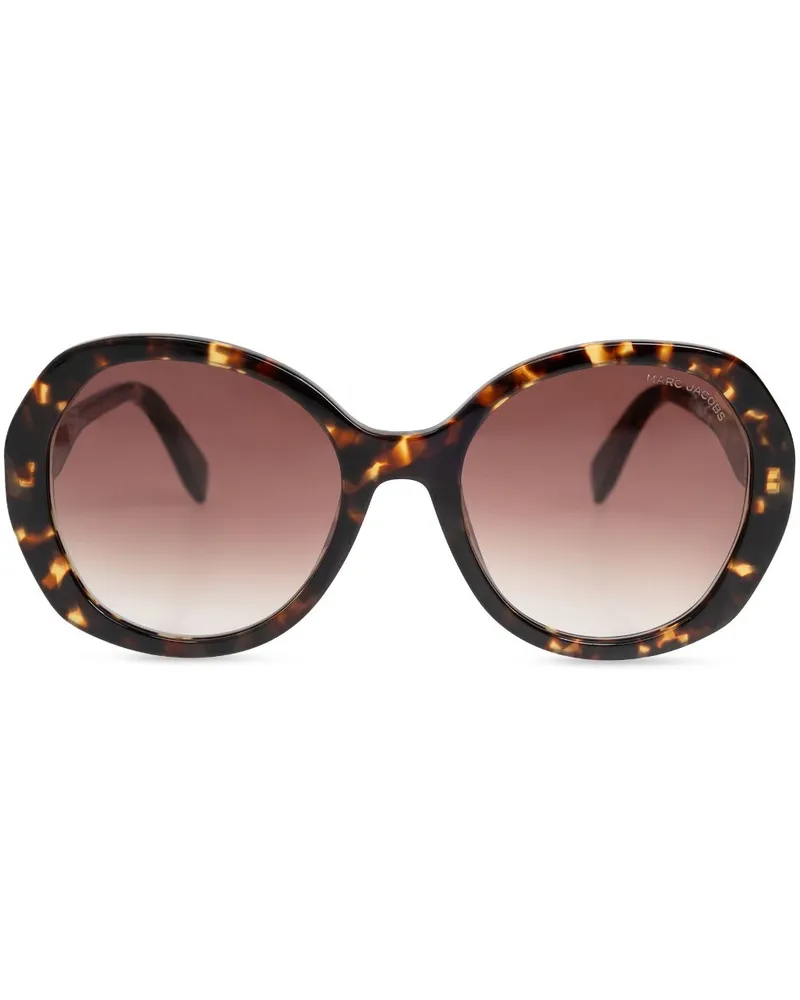 Marc Jacobs Oversized-Sonnenbrille in Schildpattoptik - Braun Braun