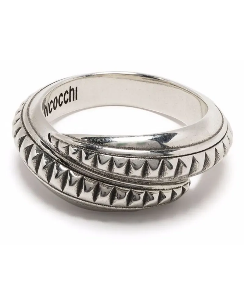 Emanuele Bicocchi Ring mit Spiralform - Silber Silber