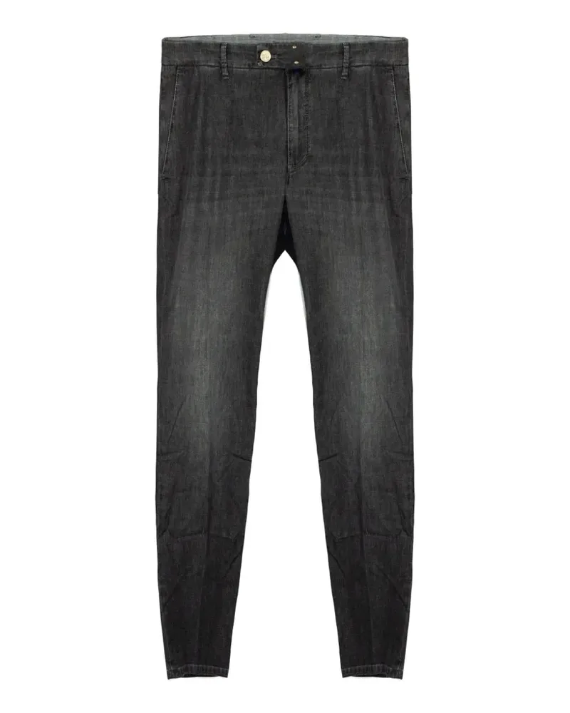 Incotex faded-effect jeans - Schwarz Schwarz