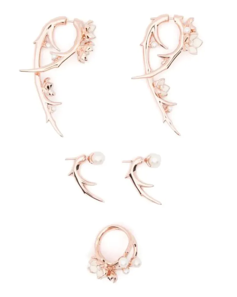 Shaun Leane Hängeohrringe mit Diamanten (3er-Set) - Rosa Rosa