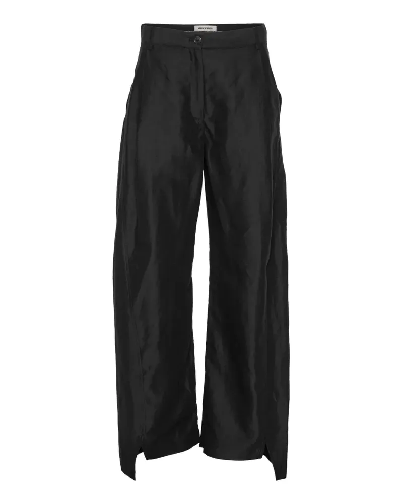 Henrik Vibskov Merge wide-leg trousers - Schwarz Schwarz