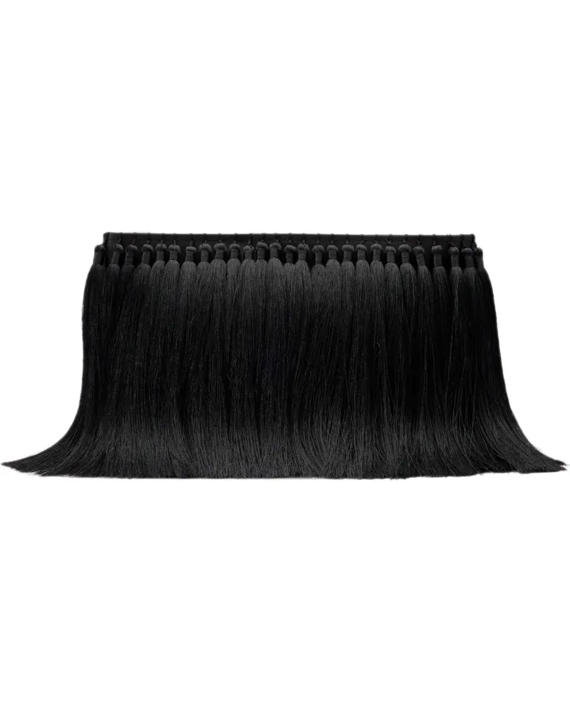 Simon Miller Clutch mit Quasten - Schwarz Schwarz