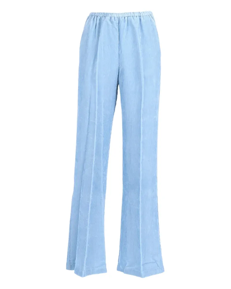 forte_forte Hose aus Samtcord - Blau Blau