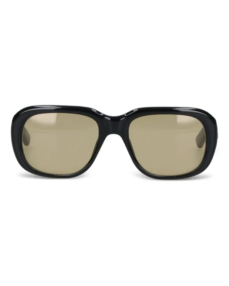 CHIMI Louis Sonnenbrille mit eckigem Gestell - Schwarz Schwarz