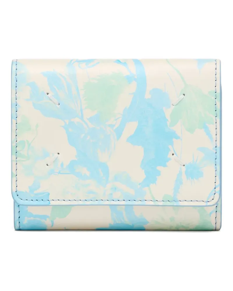 Maison Margiela Portemonnaie mit Blumen-Print - Nude Nude