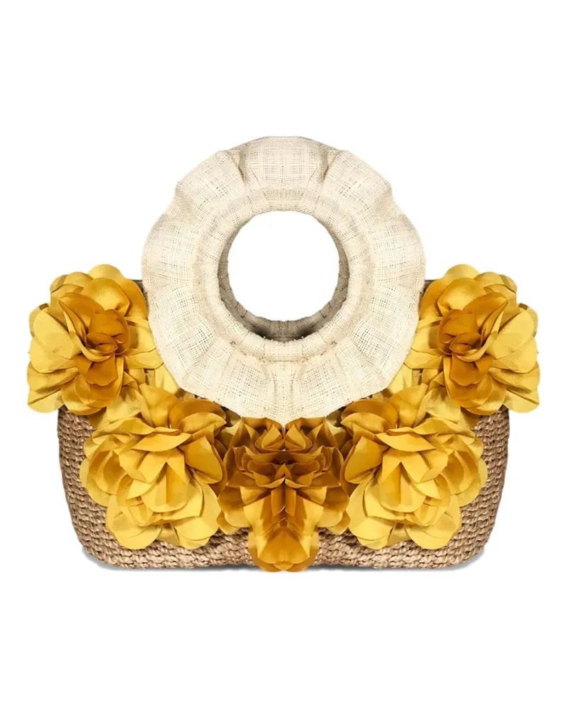 Serpui Flora tote bag - Nude Nude