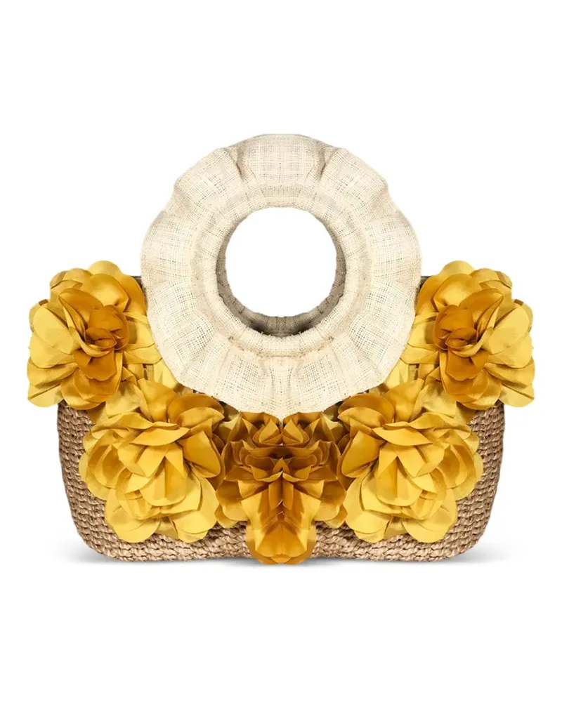 Serpui Flora tote bag - Nude Nude