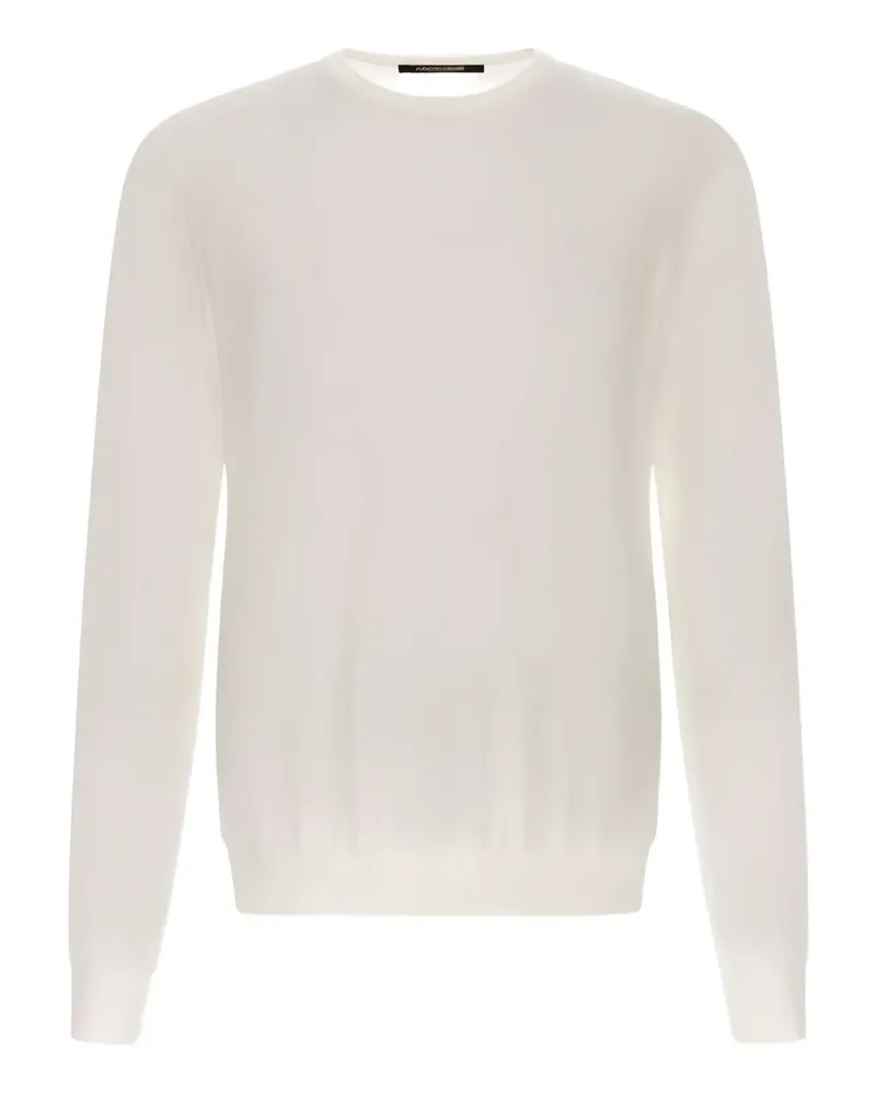 Roberto Cavalli Pullover mit Stickerei - Weiß Weiß