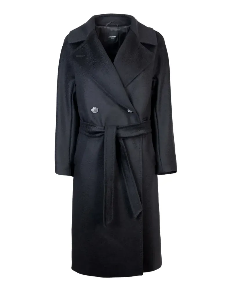 Max Mara belted double-breasted coat - Schwarz Schwarz