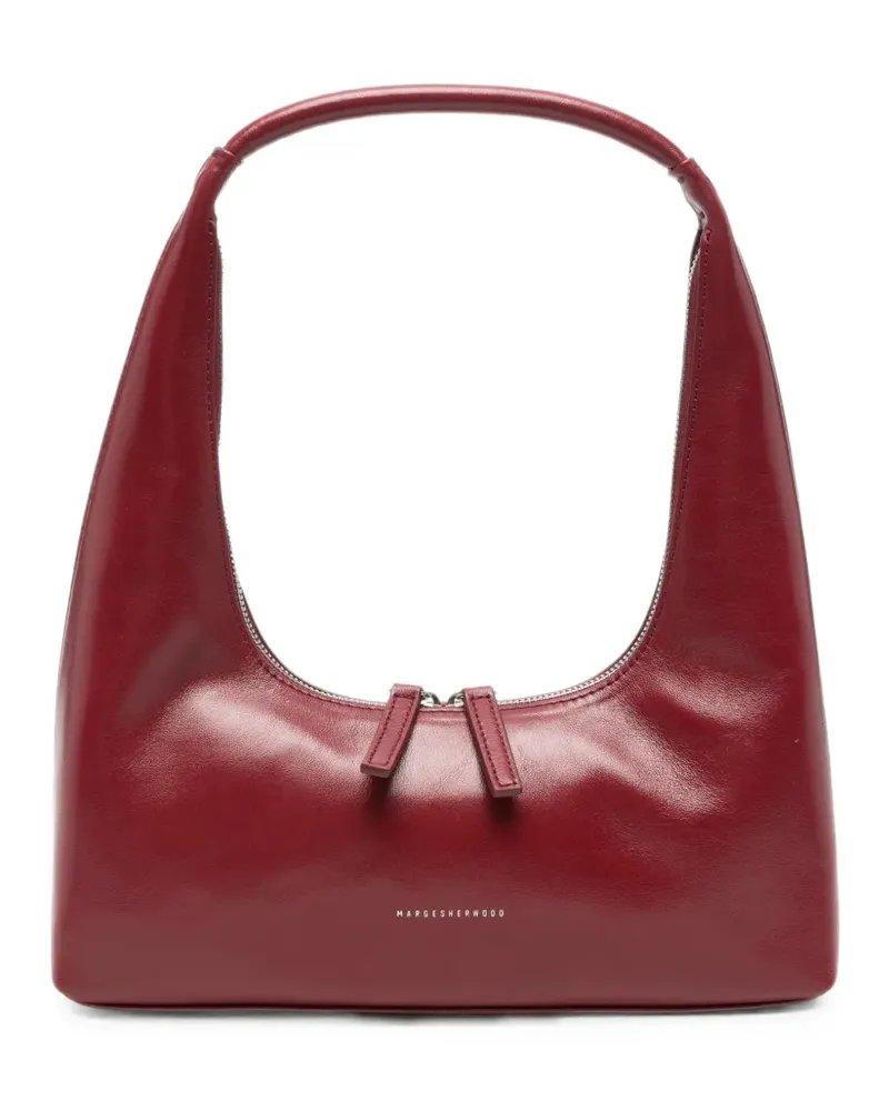 Marge Sherwood Schultertasche mit Logo-Print - Rot Rot