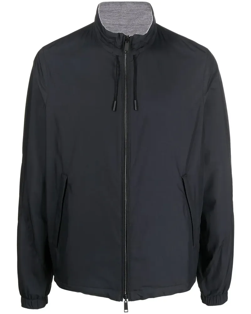 Ermenegildo Zegna Wendbare Sportjacke mit Reißverschluss - Blau Blau
