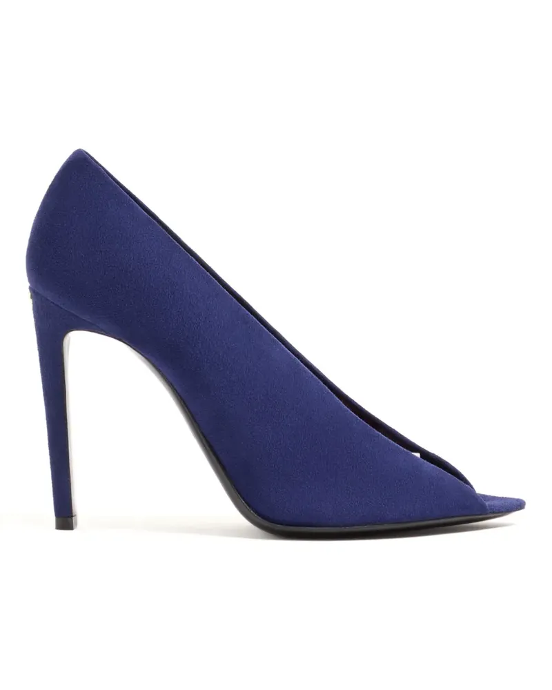 Valentino Garavani open-toe Révélé suede pumps 105mm - Blau Blau