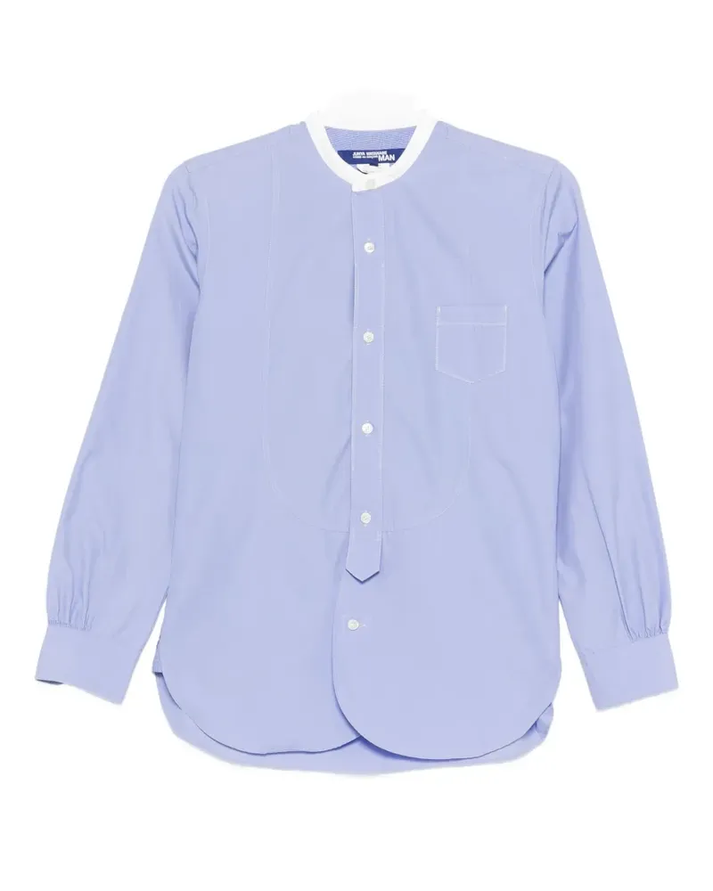 Junya Watanabe 2015 kragenloses Hemd - Blau Blau