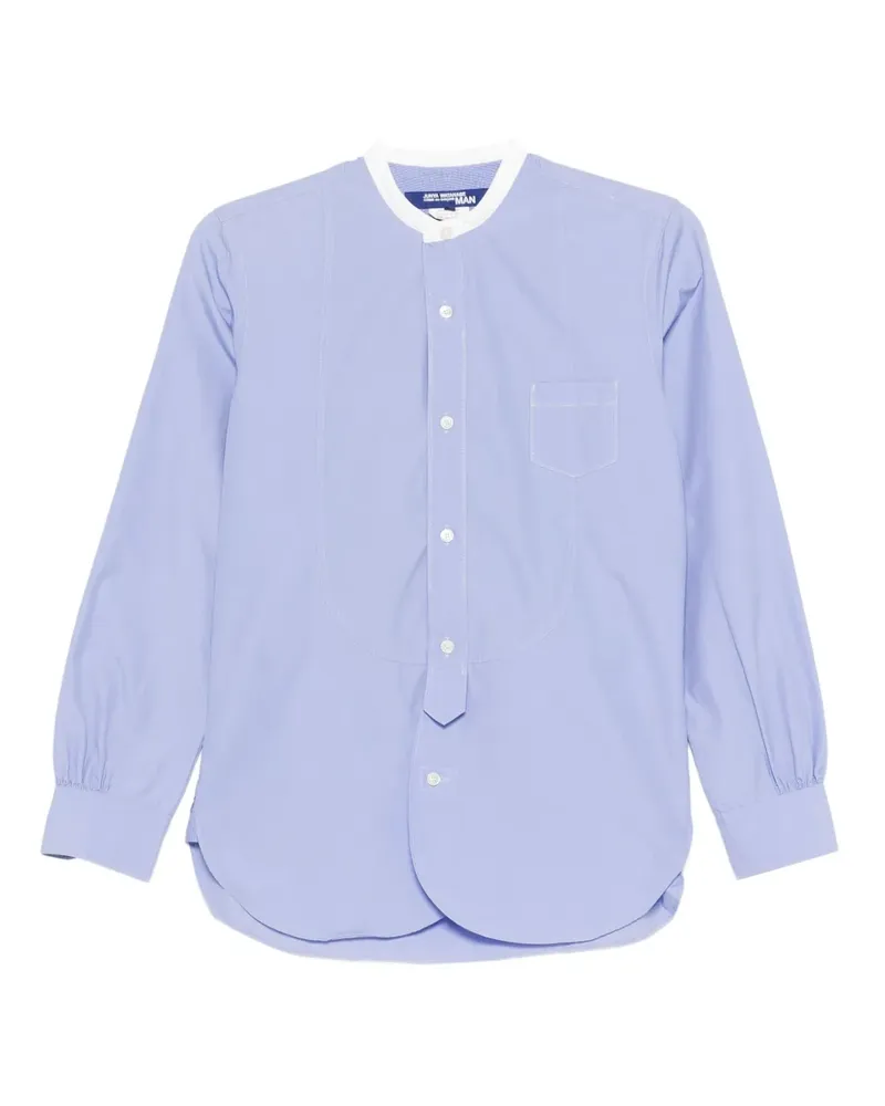 Junya Watanabe 2015 collarless shirt - Blau Blau