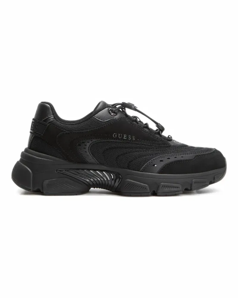 Guess Imeri Laufschuhe mit perforierten Einsätzen - Schwarz Schwarz
