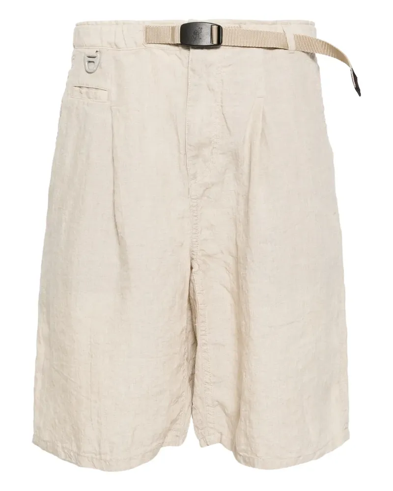 Undercover x Nonnative Shorts aus Leinen - Nude Nude