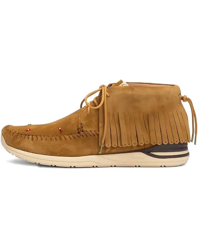 Visvim fringed beaded boots - Braun Braun
