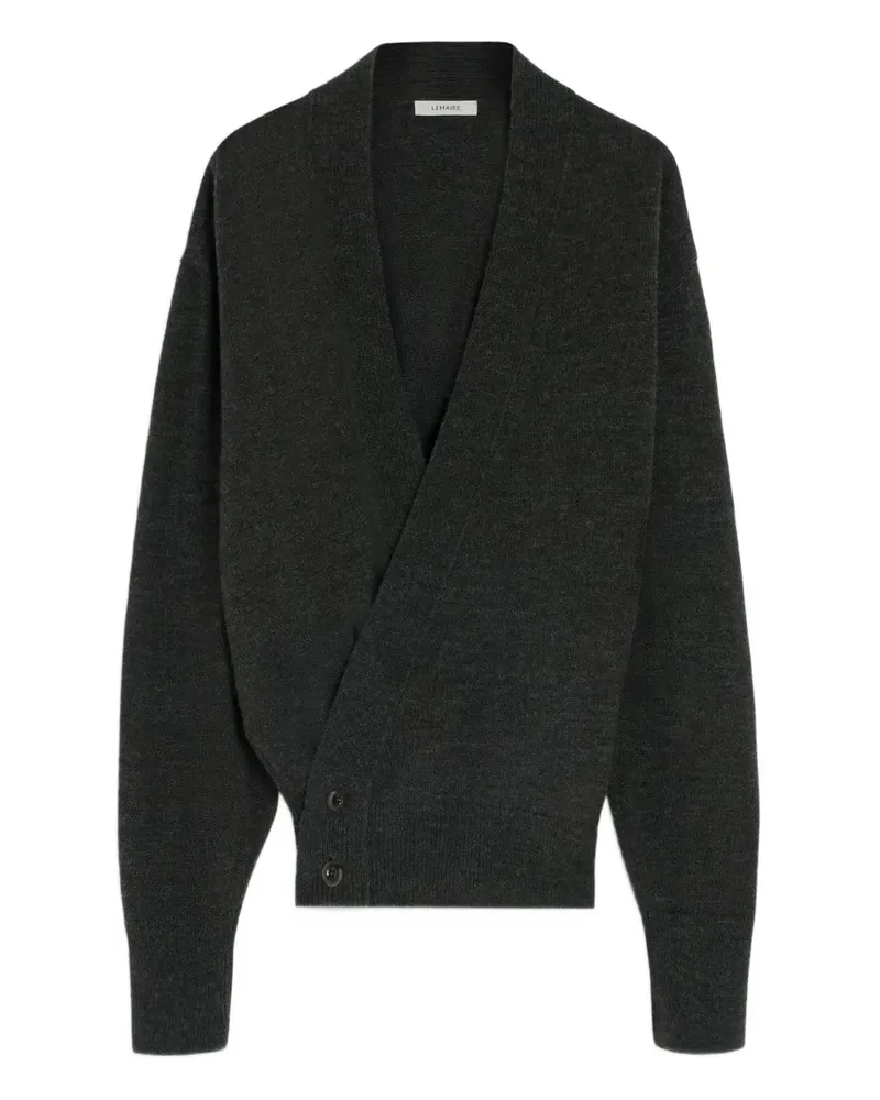 Christophe Lemaire Doppelreihiger Cardigan - Schwarz Schwarz