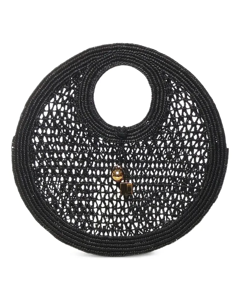 Jacquemus Le Rond Spiaggia Schultertasche - Schwarz Schwarz