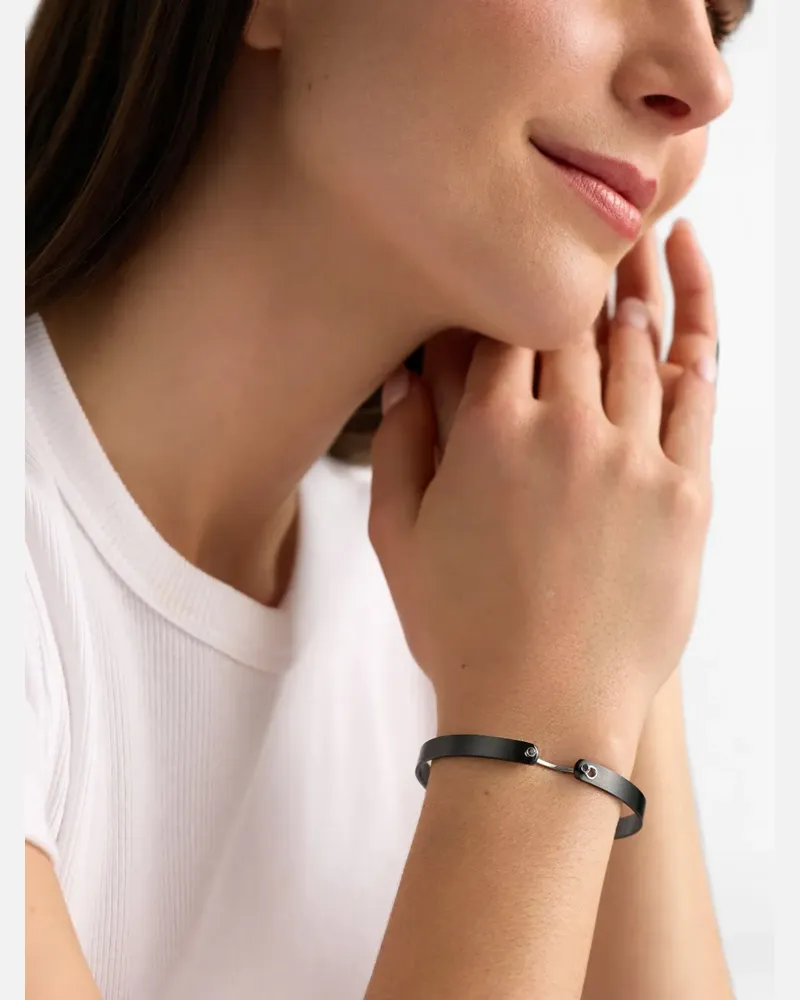Nouvel Heritage Midnight In Manhattan Mood black diamond bracelet - Schwarz Schwarz