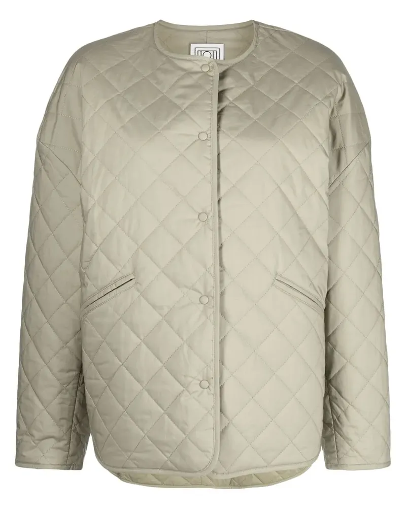 Totême Gesteppte Oversized-Jacke - Grün Grün