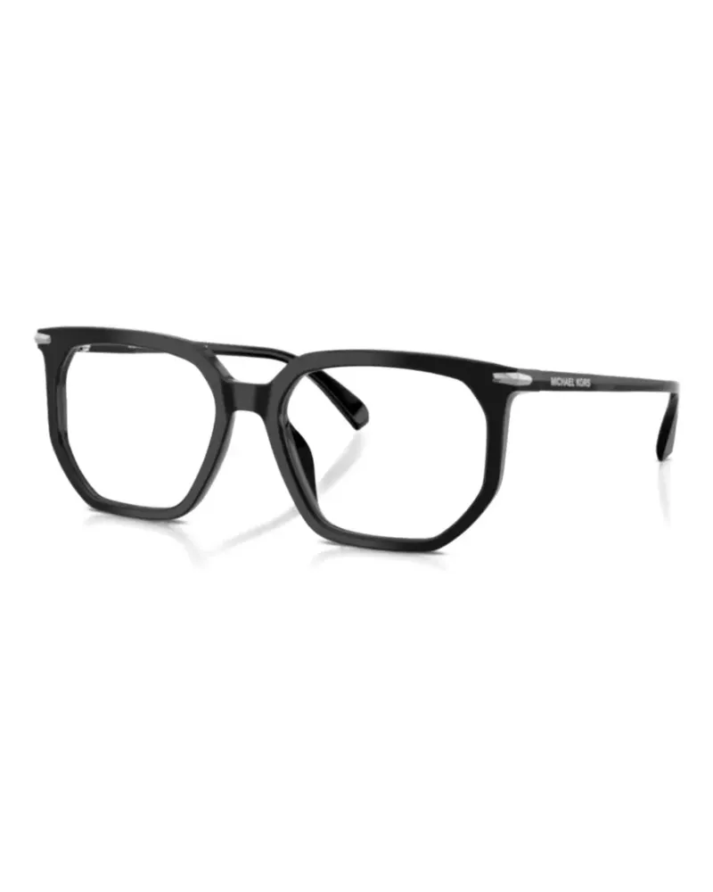 Michael Kors geometric-frame glasses - Schwarz Schwarz