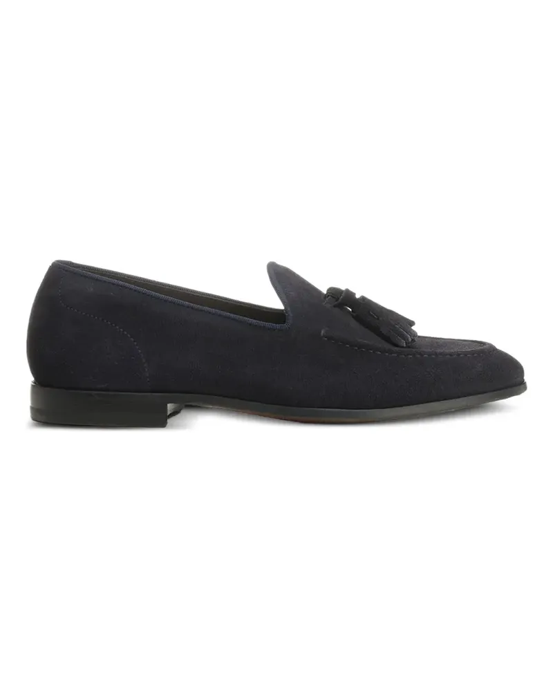 Al Duca D’Aosta 1902 tassel-detail suede loafers - Blau Blau