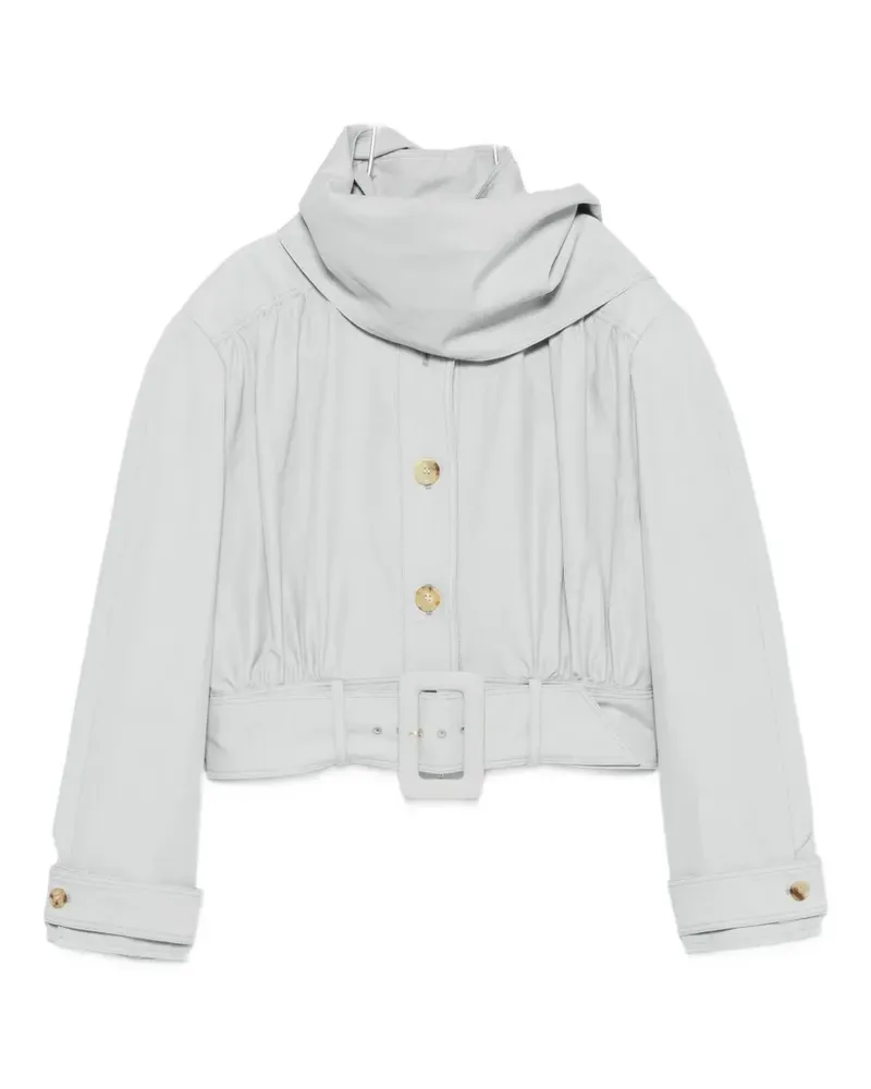 Chloé buttoned belted jacket - Grau Grau