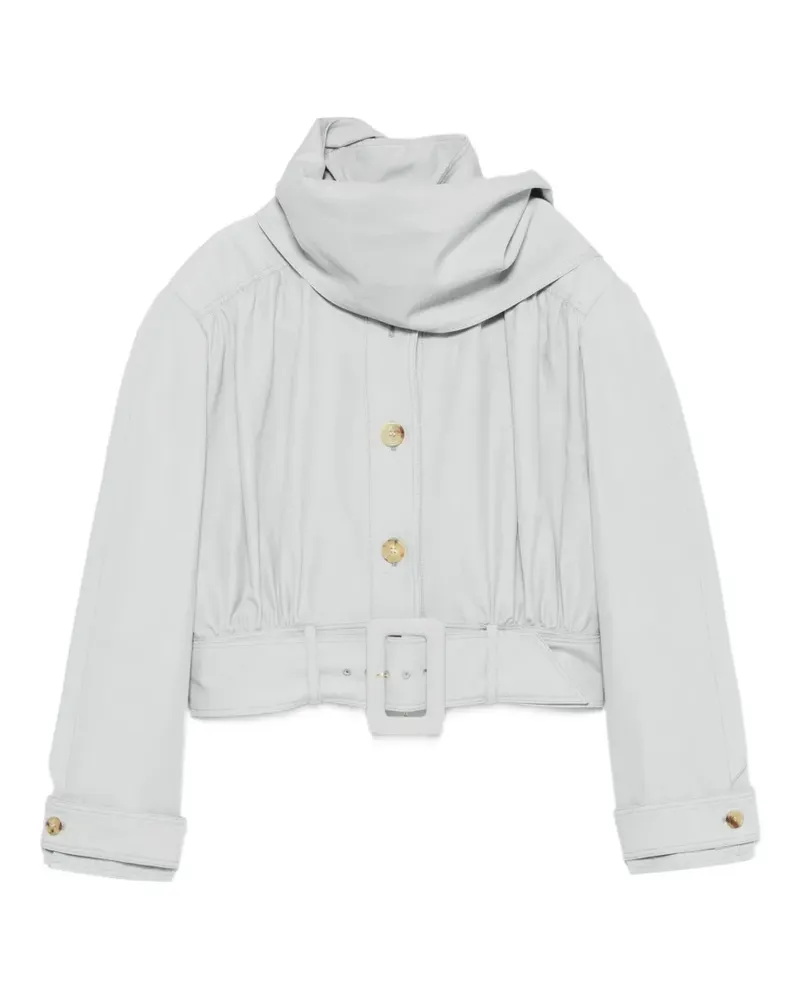 Chloé buttoned belted jacket - Grau Grau