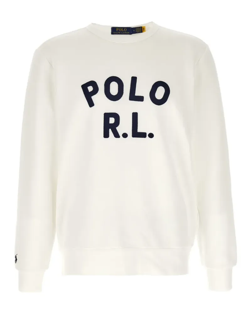 Ralph Lauren Pony logo-patch sweater - Weiß Weiß