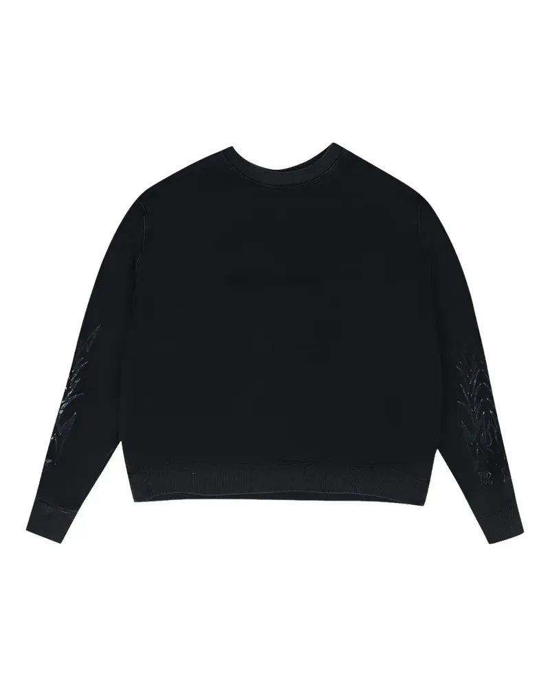 RHUDE Pullover mit Pferde-Print - Schwarz Schwarz